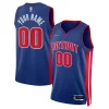 Ottimo Trendy Detroit Pistons Nike 2021/22 Diamond Swingman Custom Jersey Icon Edition Blue