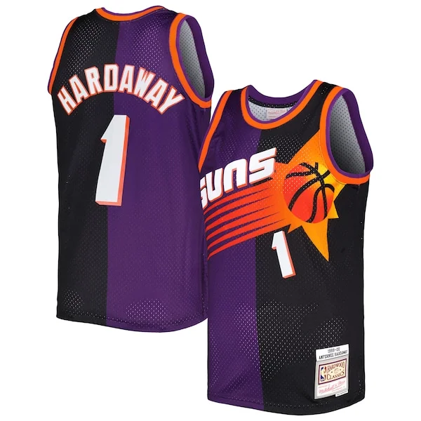 Pratico Bellissimo Penny Hardaway Phoenix Suns Hardwood Classics 1999/00 Split Swingman Jersey Purple/Black