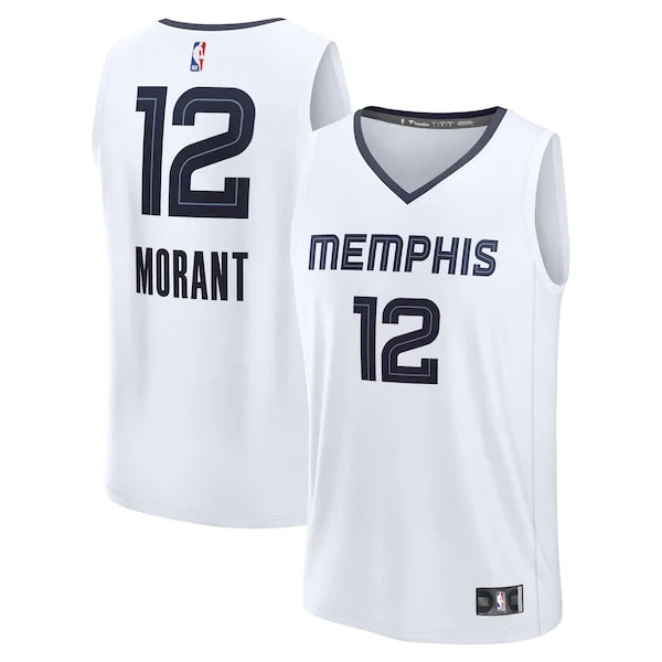 Pratico Comodo Fantastico Ja Morant Memphis Grizzlies Fast Break Replica Player Jersey Association Edition White