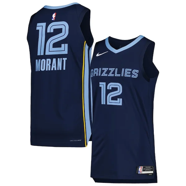 Pratico Cool Delizioso Ja Morant Memphis Grizzlies Nike Authentic Jersey Association Edition Navy