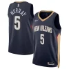 Pratico Dejounte Murray New Orleans Pelicans Nike Unisex 2024 Offseason Addition Nike Swingman Jersey Navy