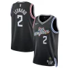 Pratico Duraturo Kawhi Leonard LA Clippers Nike Unisex 2022/23 Swingman Jersey City Edition Black