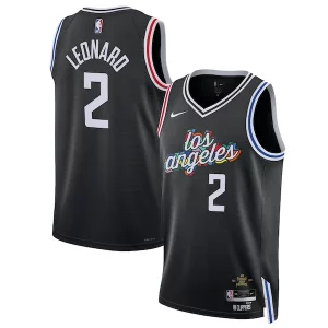 Pratico Duraturo Kawhi Leonard LA Clippers Nike Unisex 2022/23 Swingman Jersey City Edition Black