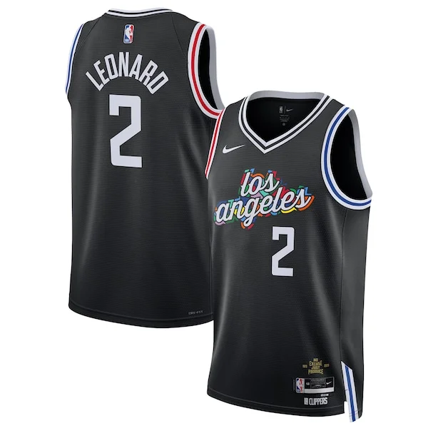 Pratico Duraturo Kawhi Leonard LA Clippers Nike Unisex 2022/23 Swingman Jersey City Edition Black