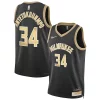 Pratico Giannis Antetokounmpo Milwaukee Bucks Nike Unisex Select Series Swingman Jersey聽鈥?Black