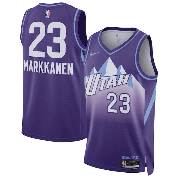 Pratico Lauri Markkanen Utah Jazz Nike Unisex 2024/25 Swingman Player Jersey City Edition Purple