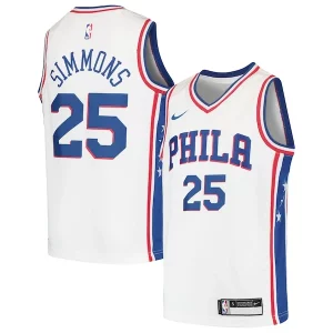 Pratico Magnifico Ben Simmons Philadelphia 76ers Nike Youth Swingman Jersey White/Royal