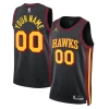 Pratico Meraviglioso Atlanta Hawks Jordan Brand Unisex 2022/23 Swingman Custom Jersey Statement Edition Black