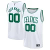 Delizioso Boston Celtics Fast Break Custom Jersey Association Edition White/Kelly Green/Black