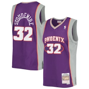 Pratico Resistente Carino Amar'e Stoudemire Phoenix Suns 2001/02 Hardwood Classics Swingman Jersey Purple/White