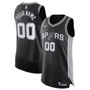 Pratico San Antonio Spurs Nike Authentic Custom Jersey Black Icon Edition