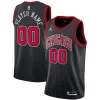 Pratico Stupendo Delizioso Chicago Bulls Jordan Brand Swingman Custom Jersey Statement Edition Black