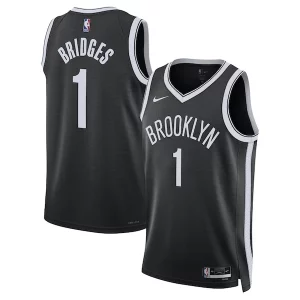 Pratico Stupendo Mikal Bridges Brooklyn Nets Nike Unisex Swingman Jersey Icon Edition Black