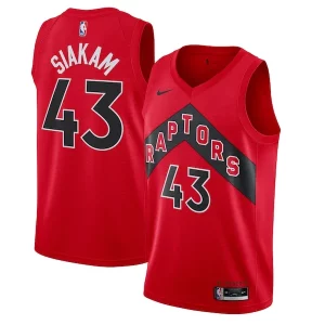 Pratico Trendy Pascal Siakam Toronto Raptors Nike 2020/21 Icon Swingman Jersey Red