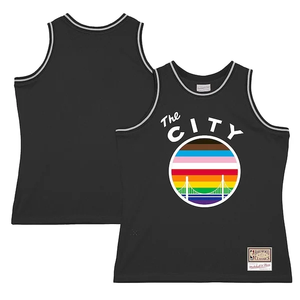 Prestigioso Classico Cool Golden State Warriors Hardwood Classic Pride Jersey Black