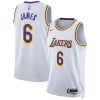 Prestigioso Comodo LeBron James Los Angeles Lakers Nike Unisex Swingman Jersey Association Edition White