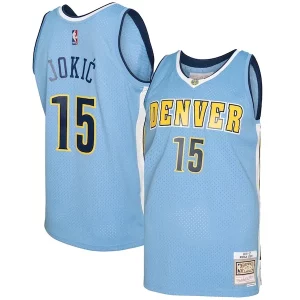 Prestigioso Cool Attraente Nikola Jokic Denver Nuggets 2016/17 Swingman Jersey Light Blue