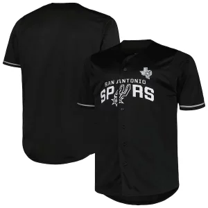 Prestigioso Fantastico San Antonio Spurs Profile Big & Tall Pop Jersey Black
