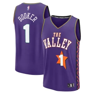 Elegante Incantevole Devin Booker Phoenix Suns Youth 2024/25 Fast Break Player Jersey City Edition Purple