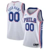 Prestigioso Fascinante Philadelphia 76ers Nike Unisex 2022/23 Swingman Custom Jersey White Association Edition