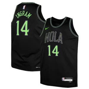Prestigioso Incantevole Brandon Ingram New Orleans Pelicans Nike Youth Swingman Replica Jersey City Edition Black