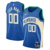Prestigioso Milwaukee Bucks Nike Unisex 2023/24 Custom Swingman Jersey Royal City Edition