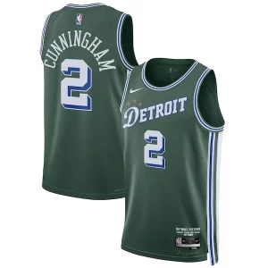 Prestigioso Moderno Cade Cunningham Detroit Pistons Nike Unisex 2022/23 Swingman Jersey City Edition Green