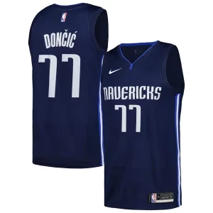 Prestigioso Ottimo Luka Dončić Dallas Mavericks Nike Swingman Player Jersey City Edition Navy