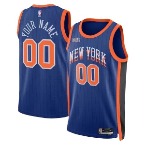 Prestigioso Resistente Robusto New York Knicks Nike Unisex 2023/24 Custom Swingman Jersey Blue City Edition