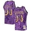 Prestigioso Resistente Shaquille O'Neal Los Angeles Lakers Hardwood Classics 1996/97 Lunar New Year Swingman Jersey Purple