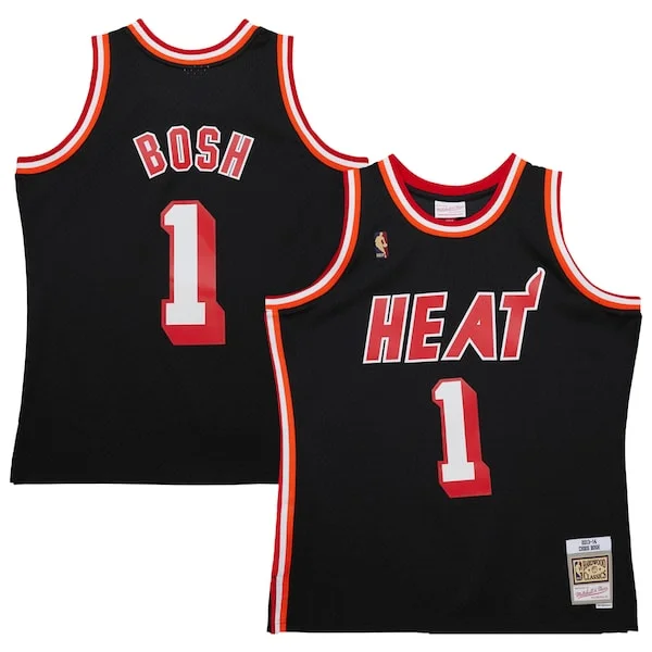 Prestigioso Robusto Elegante Chris Bosh Miami Heat 2013/14 Hardwood Classics Swingman Jersey Black