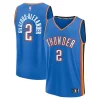 Prestigioso Stupendo Shai Gilgeous Alexander Oklahoma City Thunder Fast Break Replica Player Jersey Icon Edition Blue