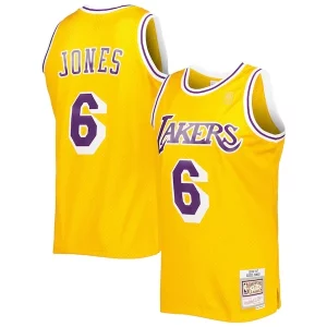 Prestigioso Trendy Eccezionale Eddie Jones Los Angeles Lakers 1996/97 Hardwood Classics Swingman Jersey Gold