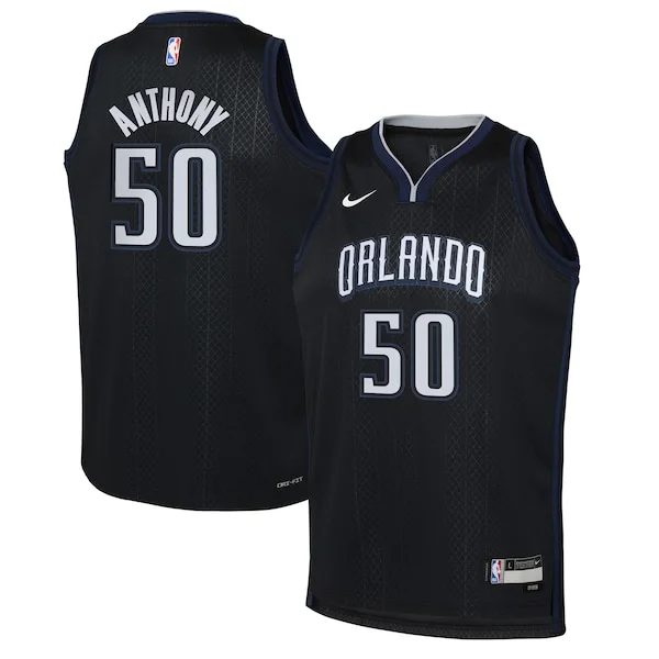 Raffinato Attraente Fascinante Cole Anthony Orlando Magic Nike Youth 2022/23 Swingman Jersey City Edition Black