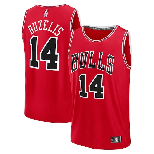 Lussuoso Meraviglioso Fascinante Matas Buzelis Chicago Bulls Fast Break Replica Player Jersey Icon Edition Red