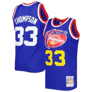 Raffinato David Thompson Denver Nuggets Hardwood Classics 1975/76 Swingman Jersey Royal