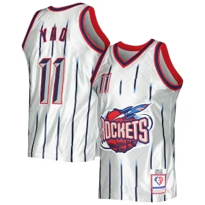 Raffinato Eccezionale Yao Ming Houston Rockets 2002/03 Hardwood Classics 75th Anniversary Swingman Jersey Platinum