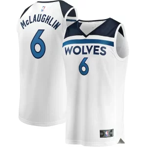 Raffinato Jordan McLaughlin Minnesota Timberwolves Youth Fast Break Replica Player Jersey Association Edition White