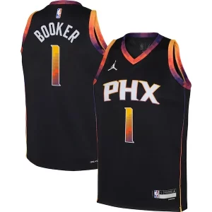 Raffinato Magnifico Elegante Devin Booker Phoenix Suns Jordan Brand Youth Swingman Jersey Statement Edition Black