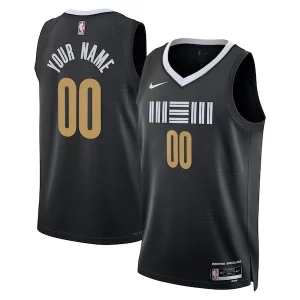 Raffinato Memphis Grizzlies Nike Unisex 2023/24 Custom Swingman Jersey Black City Edition