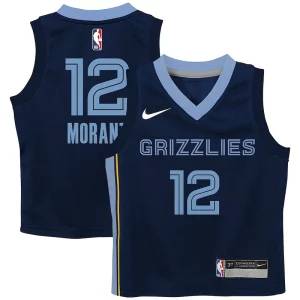 Raffinato Moderno Ja Morant Memphis Grizzlies Nike Preschool Swingman Player Jersey Icon Edition Navy