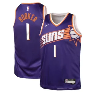 Raffinato Resistente Attraente Devin Booker Phoenix Suns Nike Youth Swingman Jersey Icon Edition Purple
