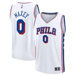 Raffinato Robusto Ottimo Tyrese Maxey Philadelphia 76ers Youth Fast Break Replica Player Jersey Association Edition White