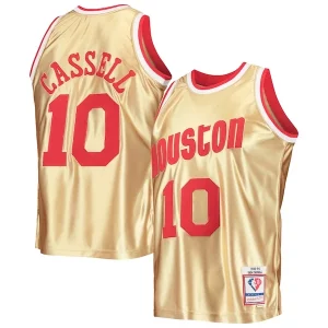 Raffinato Sam Cassell Houston Rockets 75th Anniversary 1993/94 Hardwood Classics Swingman Jersey Gold