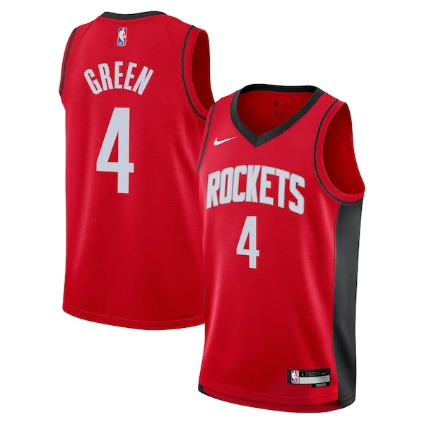 Raffinato Trendy Versatile Jalen Green Houston Rockets Nike Youth Swingman Jersey Icon Edition Red