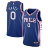 Raffinato Tyrese Maxey Philadelphia 76ers Nike Youth Swingman Jersey Icon Edition Royal