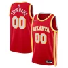 Resistente Atlanta Hawks Nike 2021/22 Diamond Swingman Custom Jersey Icon Edition Red