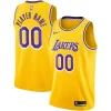Resistente Attraente Robusto Los Angeles Lakers Nike 2020/21 Swingman Custom Jersey Icon Edition Gold