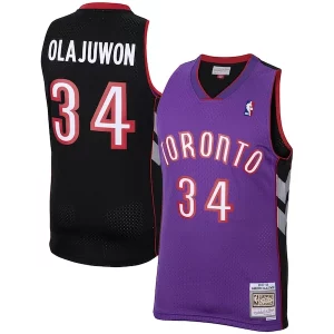 Resistente Classico Hakeem Olajuwon Toronto Raptors 2001/02 Hardwood Classics Swingman Jersey Purple