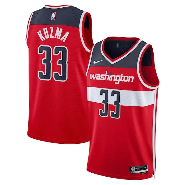 Resistente Comodo Carino Kyle Kuzma Washington Wizards Nike Unisex Swingman Jersey Icon Edition Red